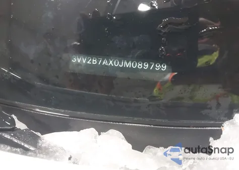 2018 Volkswagen Tiguan 2.0T Se/2.0T Sel z USA, uszkodzony, nr VIN 3VV2B7AX0JM089799